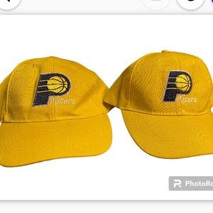 Indiana Pacers hat, adjustable strap back, Lucas oil (2 included)